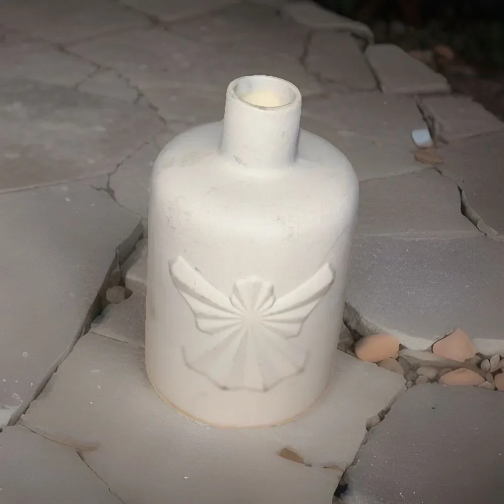 Faith Reed Diffuser Gray with Angel Wings 3.38